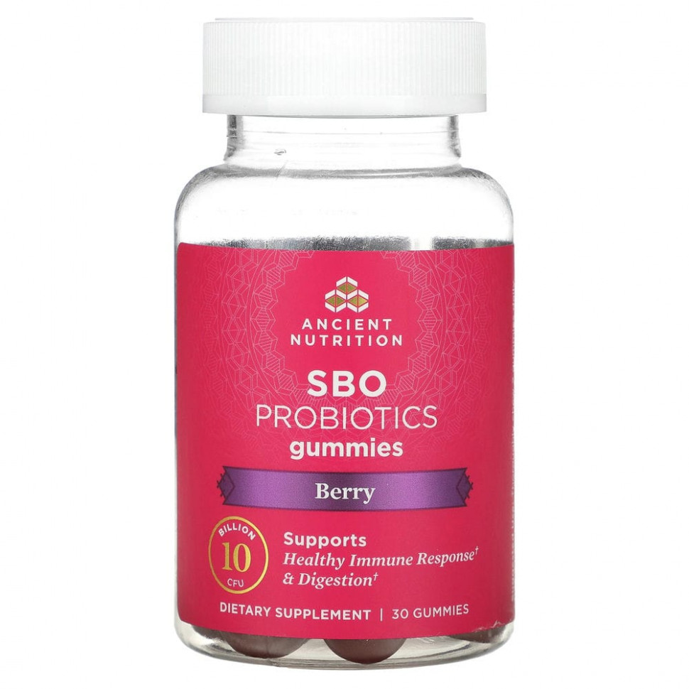 ������ ������ Dr. Axe / Ancient Nutrition, SBO Probiotics, ����������� ����������, 5 ���� ���, 30 ����������� ��������  IHerb (������) ����