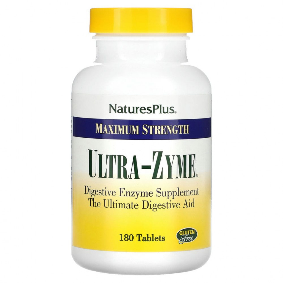 ������ ������ NaturesPlus, Ultra-Zyme, ������� � ������������ ����� ��������, 180 ��������  IHerb (������) ����