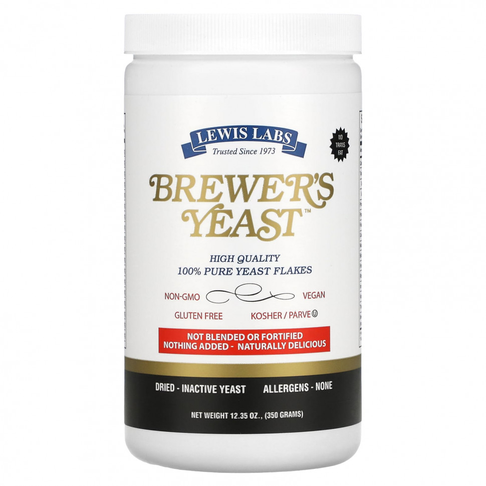  Lewis Labs, Brewer's Yeast , 12.35 oz (350 g)    -     , -, 