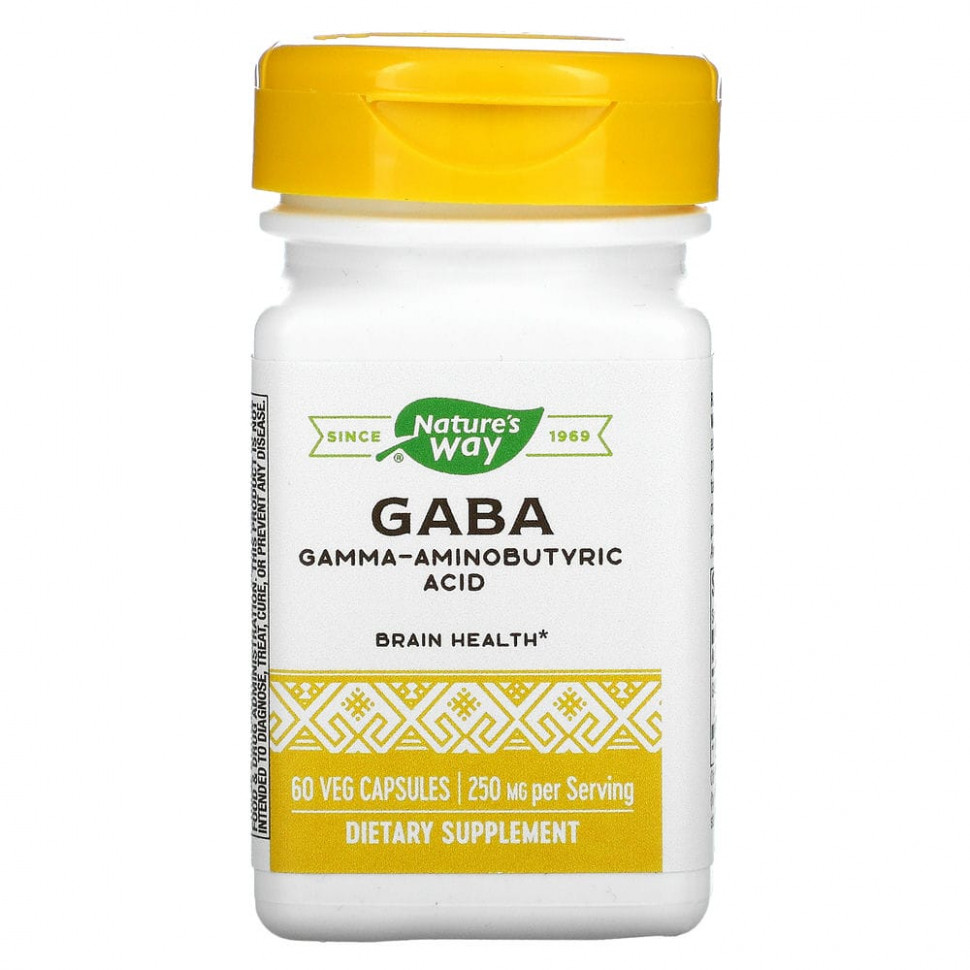  Enzymatic Therapy, GABA, 250 , 60      -     , -, 