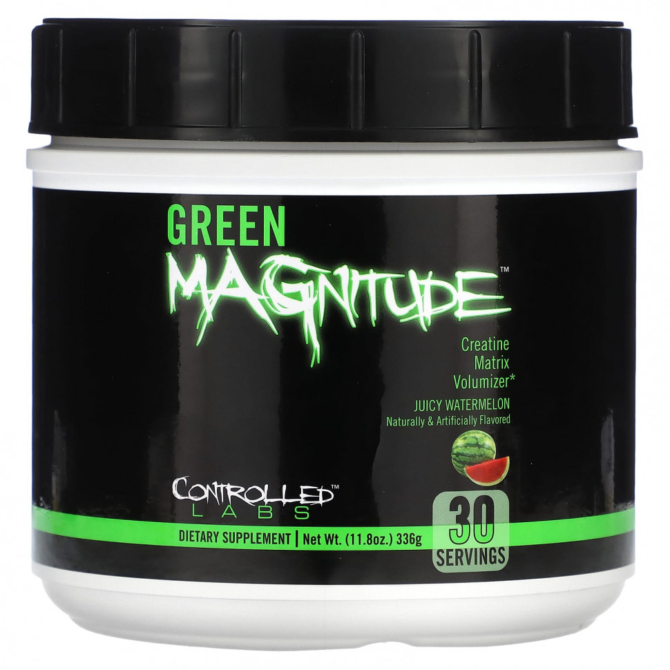 ������ ������ Controlled Labs, Green Magnitude, Creatine Matrix Volumizer, ������ �����, 336 � (11,8 �����)  IHerb (������) ����