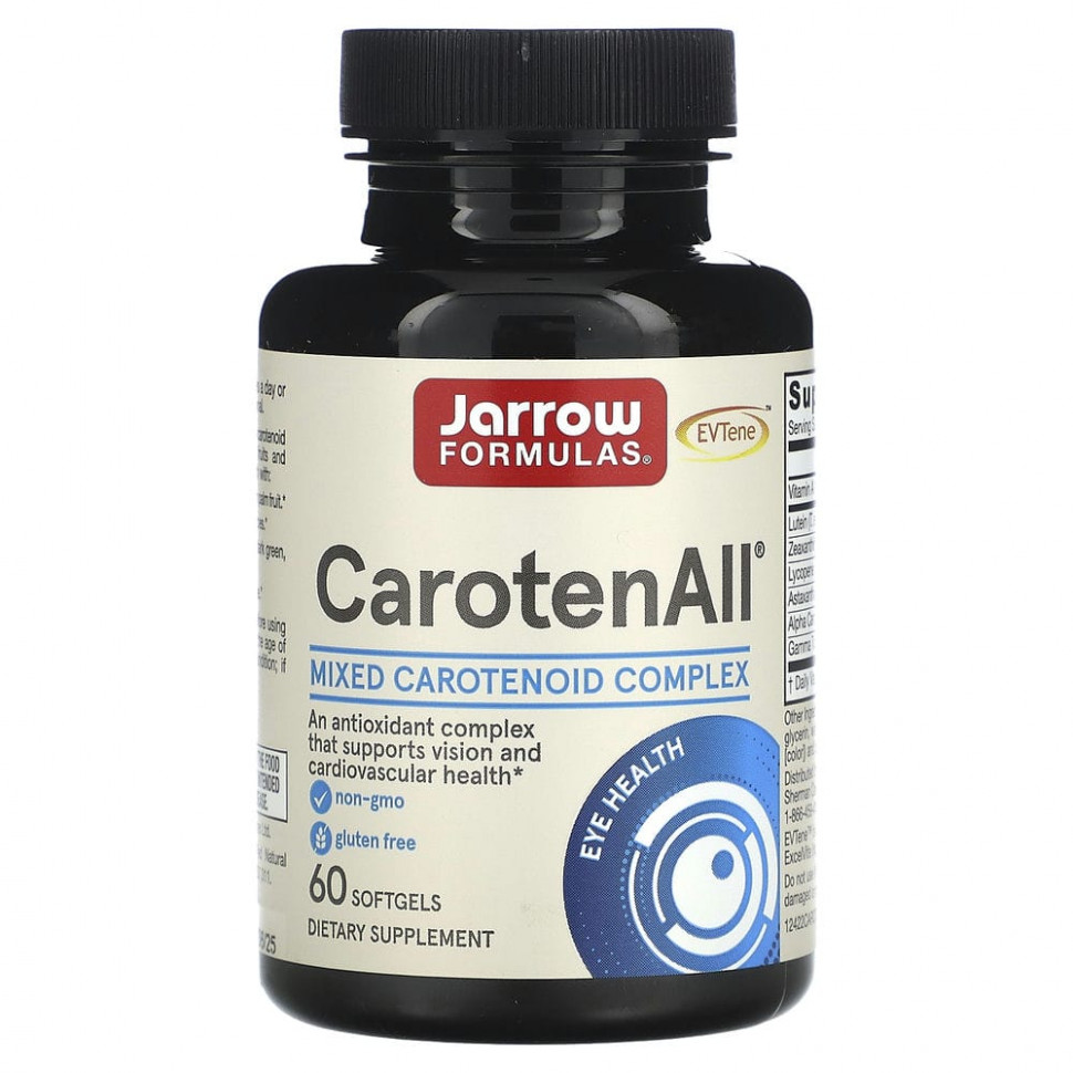  Jarrow Formulas, CarotenALL,    , 60     -     , -, 