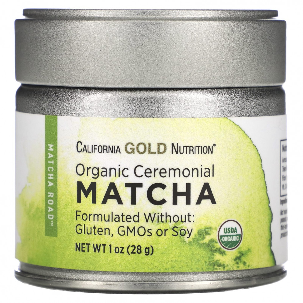  California Gold Nutrition, MATCHA ROAD,    , 28  (1 )    -     , -, 