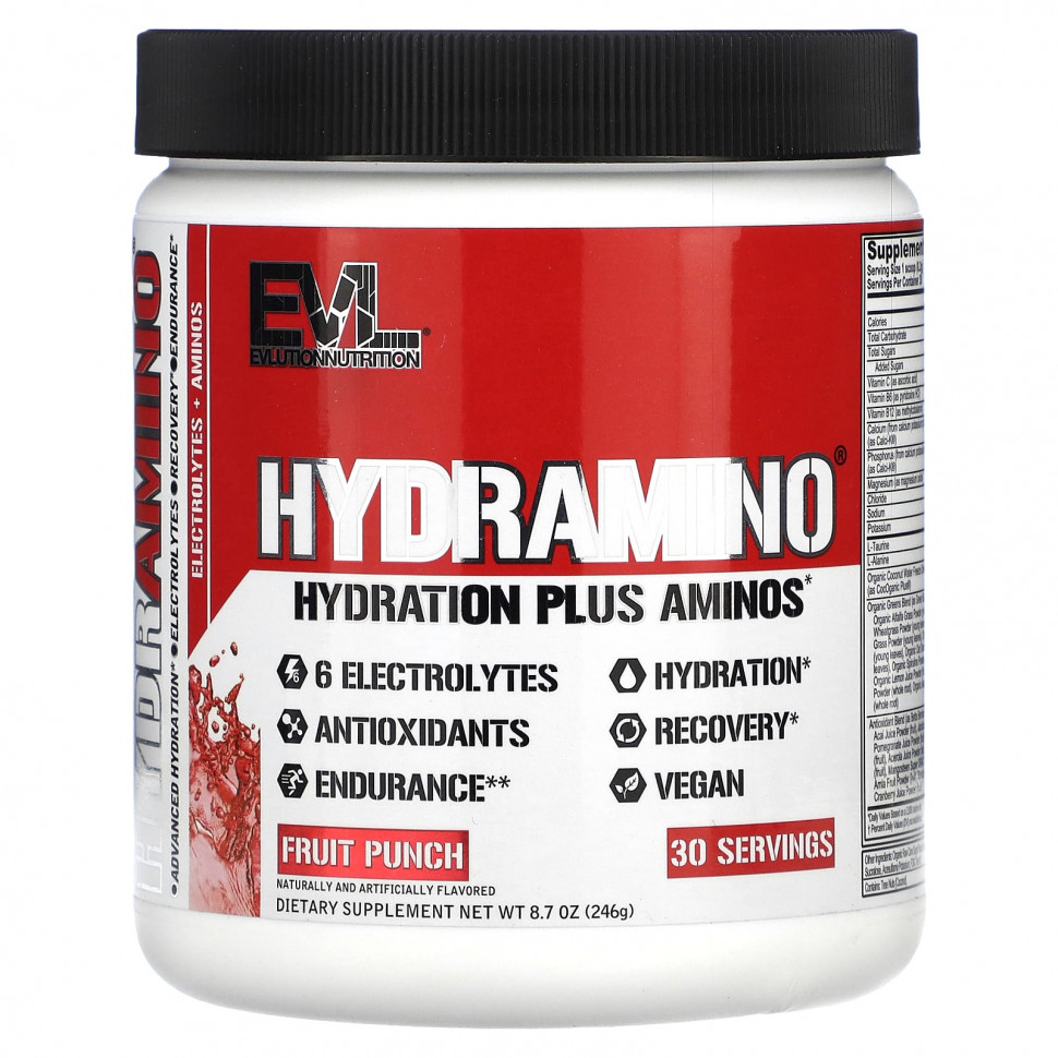 ������ ������ EVLution Nutrition, HydrAmino, ��������� ����, 246 � (8,7 �����)  IHerb (������) ����