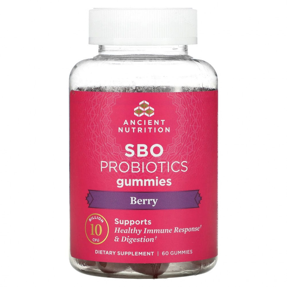  Dr. Axe / Ancient Nutrition, SBO Probiotics,  , , 5  , 60      -     , -, 