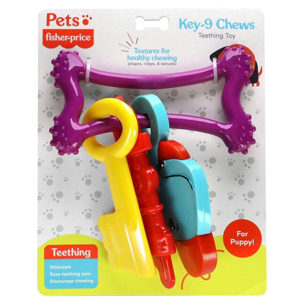 ������ ������ Fisher-Price, Pets, Key-9 Chews, ������� ��� ������������ �����, ��� �����, 1 ����������� �������  IHerb (������) ����