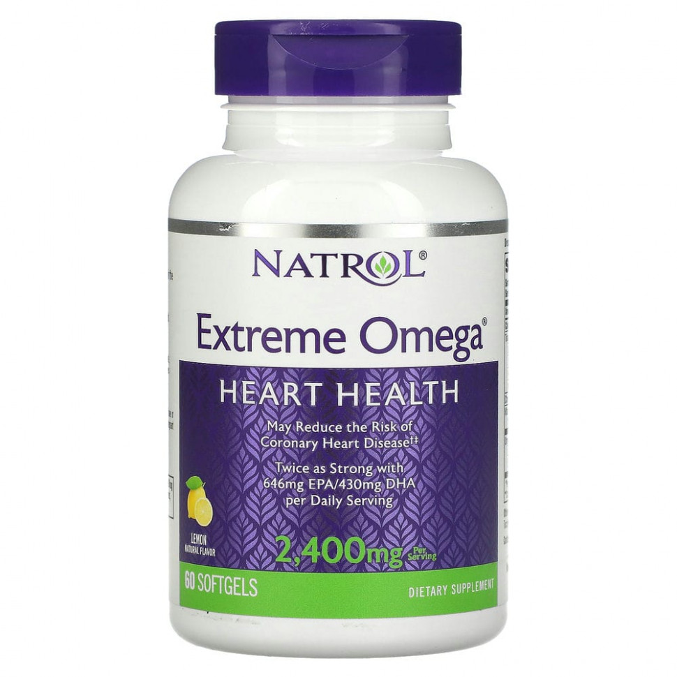  Natrol, Extreme Omega,   , 1200 , 60       -     , -, 