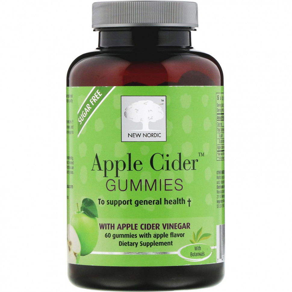 ������ ������ New Nordic, Apple Cider, ����������� �������� �� ������ ������, 60 ��.  IHerb (������) ����