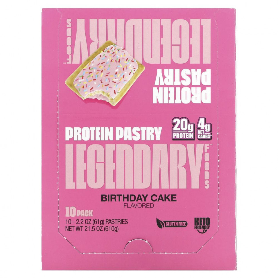  Legendary Foods, Protein Pastry,  , 10 , 61  (2,2 )    -     , -, 