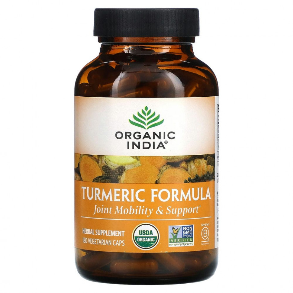  Organic India, Turmeric Formula, ,     , 180      -     , -, 