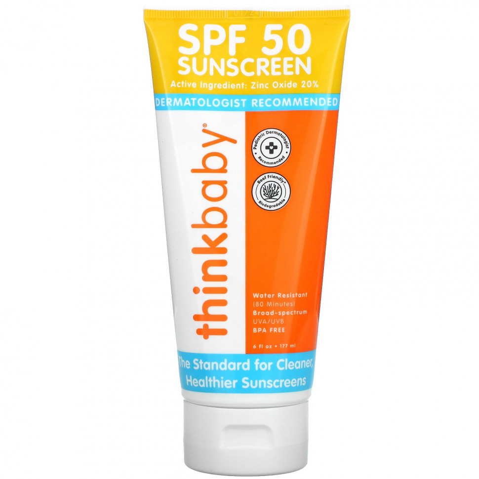 ������ ������ Think, Thinkbaby, �������������� ����, ������ ������ SPF 50+, 6 ����. ���. (177 ��)  IHerb (������) ����