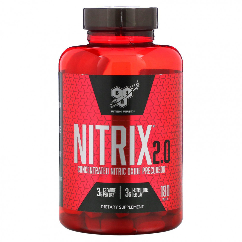 ������ ������ BSN, Nitrix 2.0, ����������������� ��������� ������ �����, 180 ��������  IHerb (������) ����