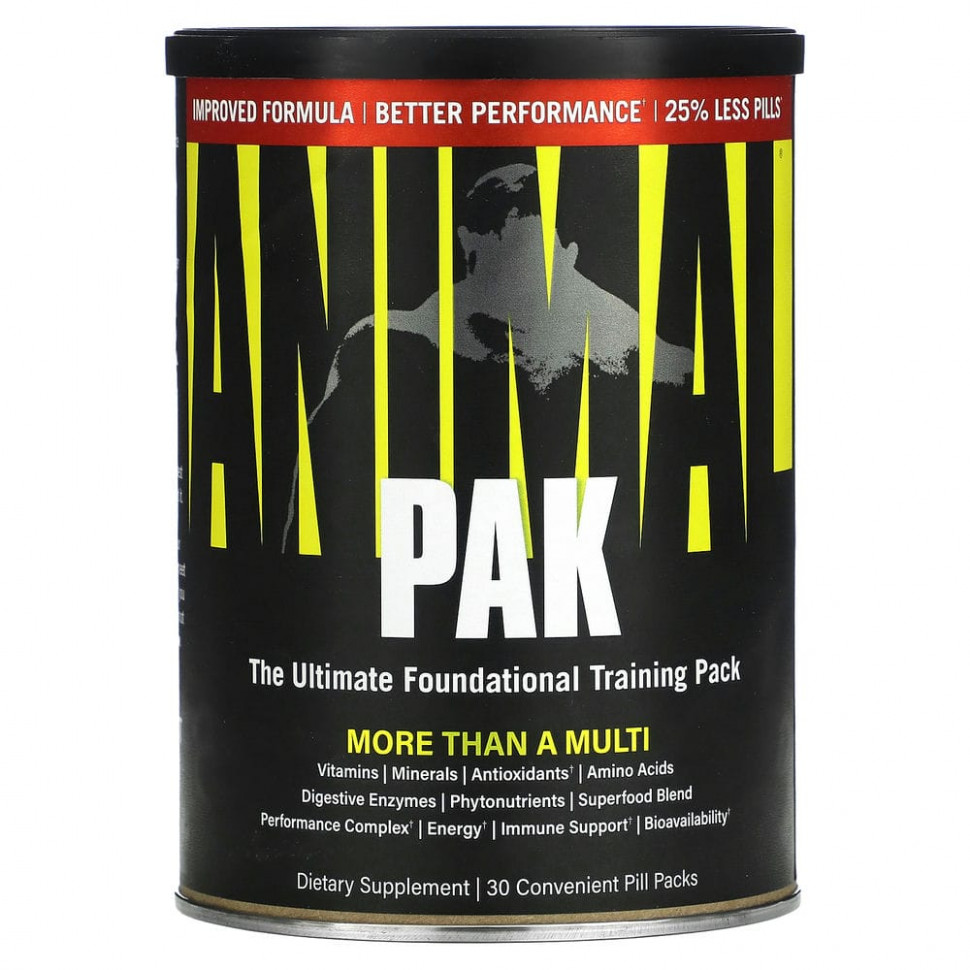 ������ ������ Universal Nutrition, Animal, PAK, 30 ������� ��������  IHerb (������) ����