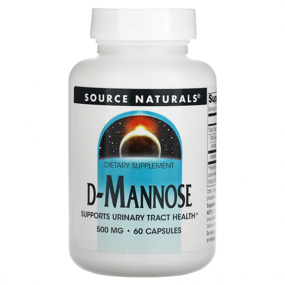  Source Naturals, D-, 500 , 60     -     , -, 