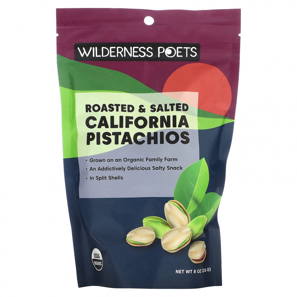 ������ ������ Wilderness Poets, Roasted and Salted Pistachios, 8 oz, (226.8 g)  IHerb (������) ����
