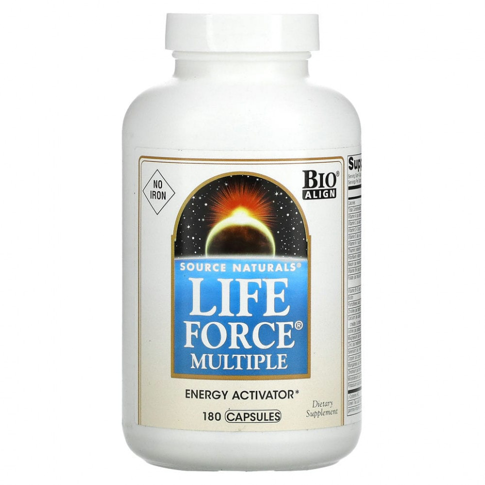  Source Naturals, Life Force Multiple,  , 180     -     , -, 