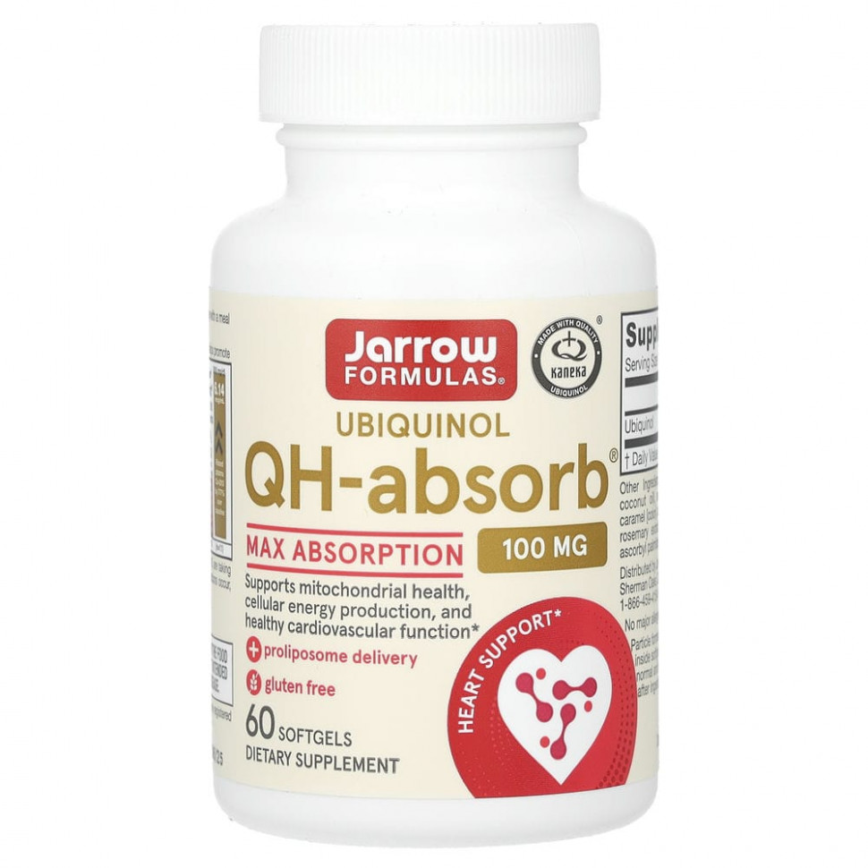  Jarrow Formulas,  QH-Absorb, 100 , 60      -     , -, 