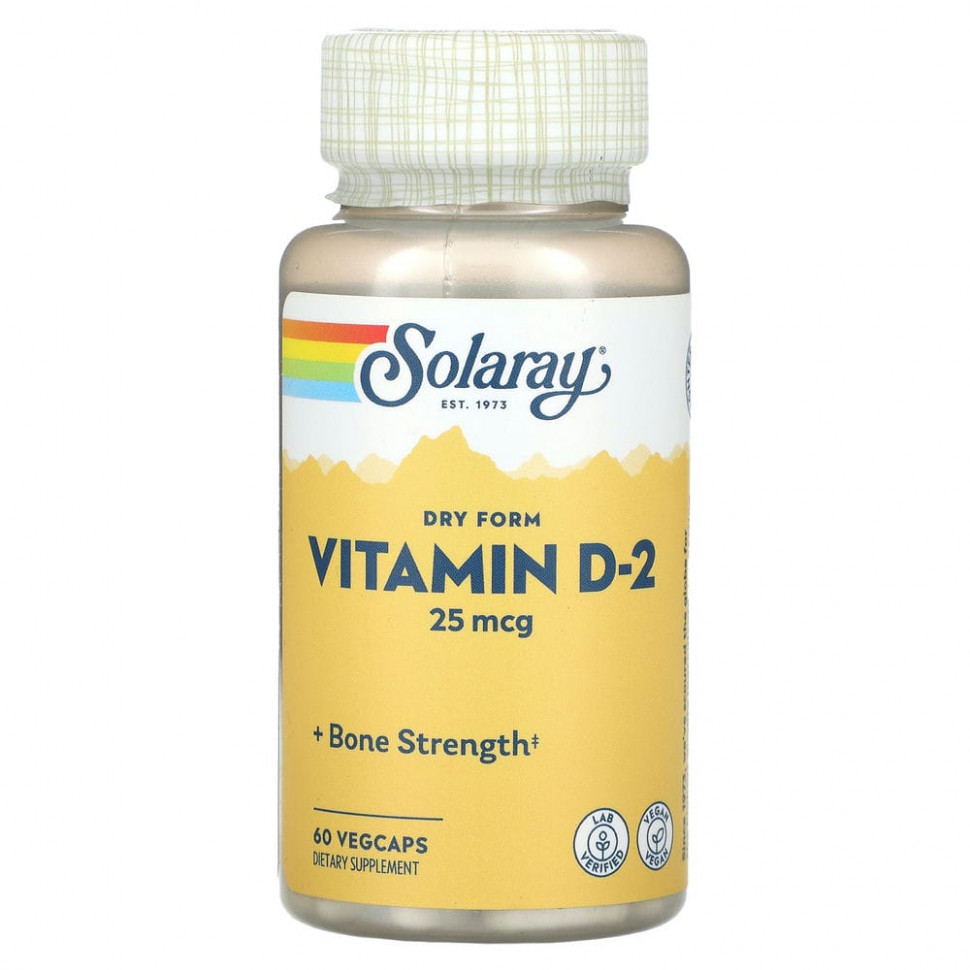  Solaray,  D2   , 25 , 60      -     , -, 