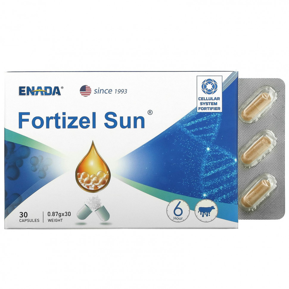 ������ ������ ENADA, Fortizel Sun, ����������� �������� ��� ��������� �������, 30 ������  IHerb (������) ����