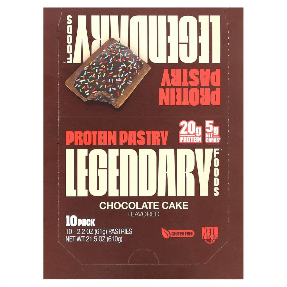  Legendary Foods, Protein Pastry,  , 10 , 61  (2,2 )    -     , -, 