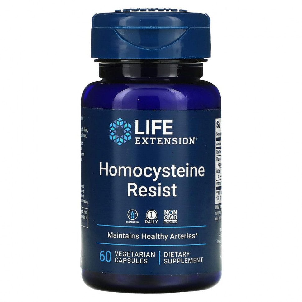  Life Extension, Homocysteine Resist,      , 60      -     , -, 