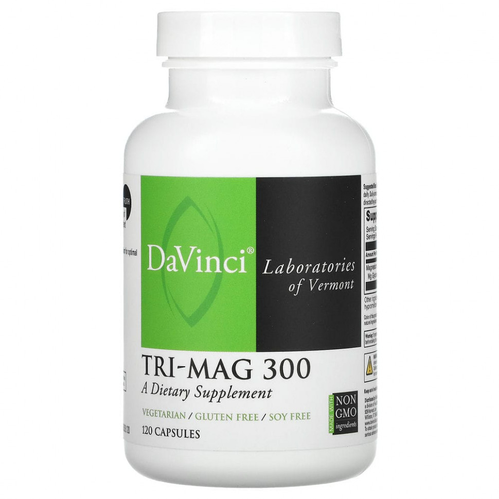 ������ ������ DaVinci Laboratories of Vermont, Tri-Mag 300, 120 ������  IHerb (������) ����
