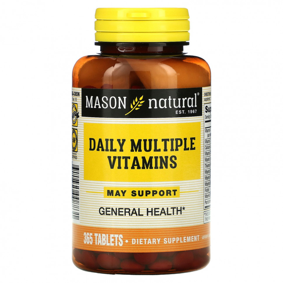 ������ ������ Mason Natural, Daily Multiple Vitamins, 365 ��������  IHerb (������) ����