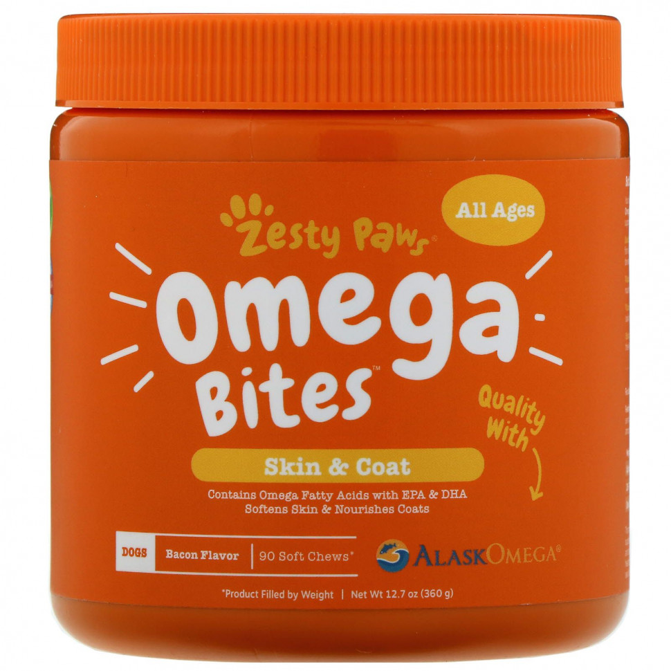  Zesty Paws, Omega Bites,   ,      ,   , 90       -     , -, 