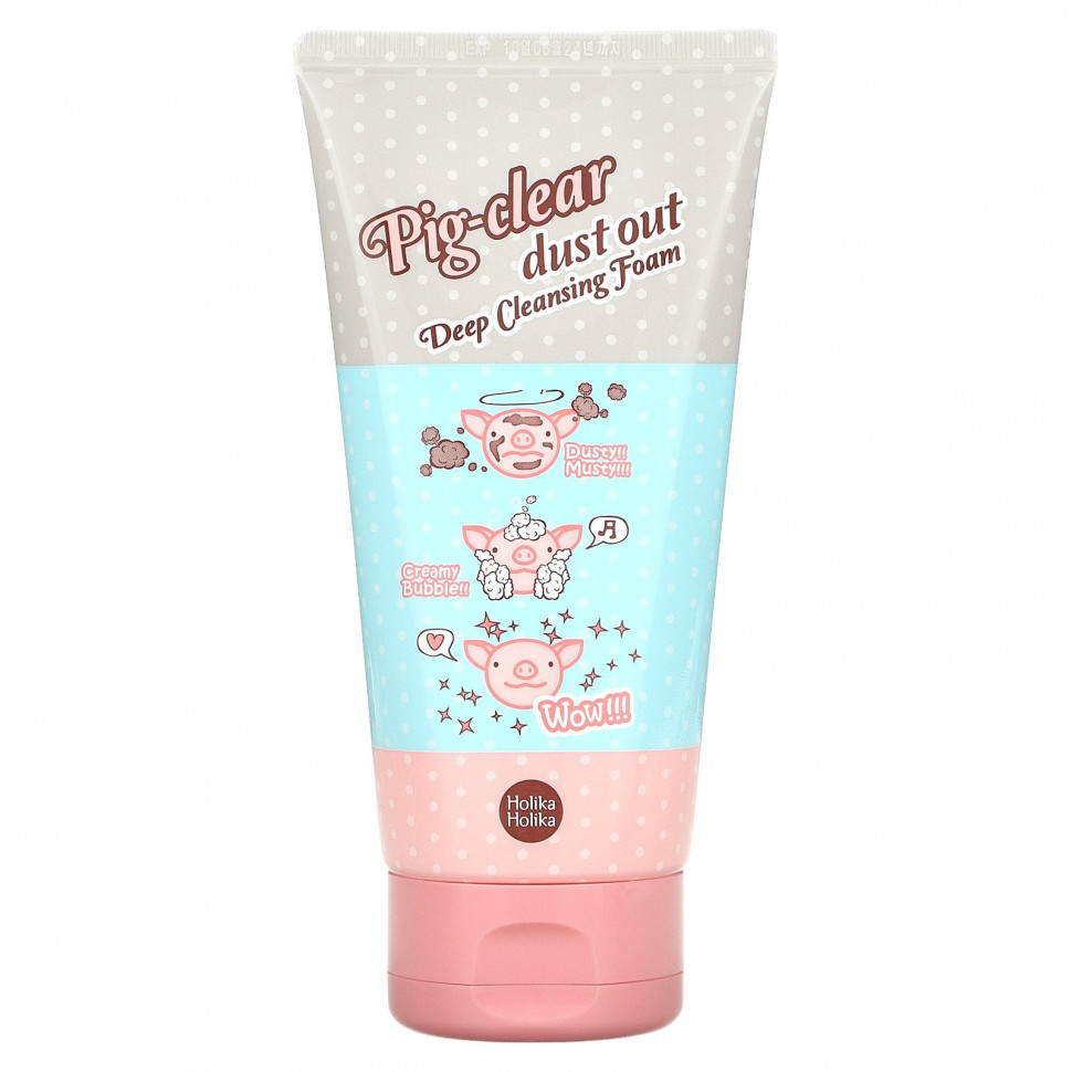  Holika Holika, Pig-Clear Dust Out Deep Cleansing Foam, 150     -     , -, 