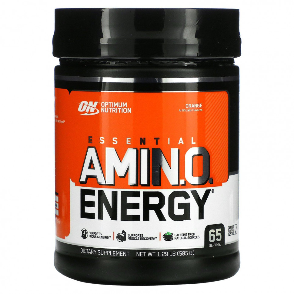  Optimum Nutrition, ESSENTIAL AMIN.O. ENERGY, Orange Cooler, 585  (1,29 )    -     , -, 