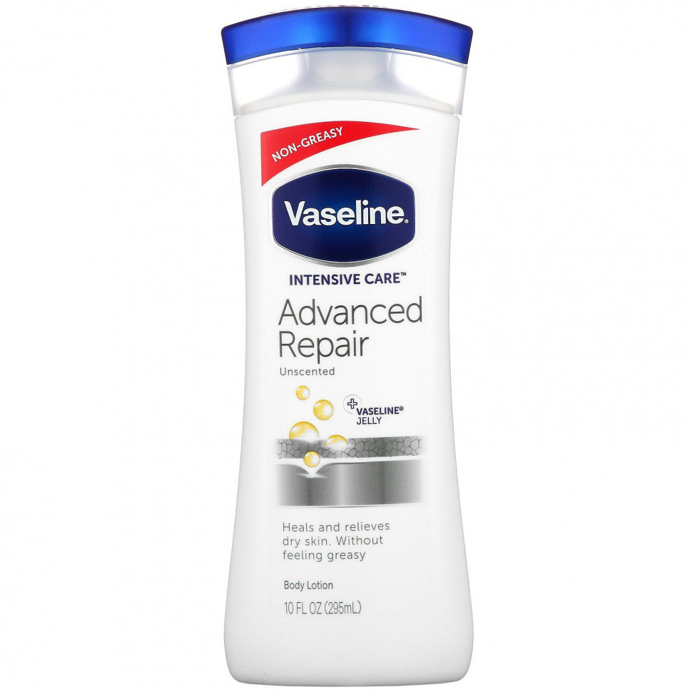  Vaseline, Intensive Care, Advanced Repair Body Lotion, Unscented , 10 fl oz (295 ml)    -     , -, 