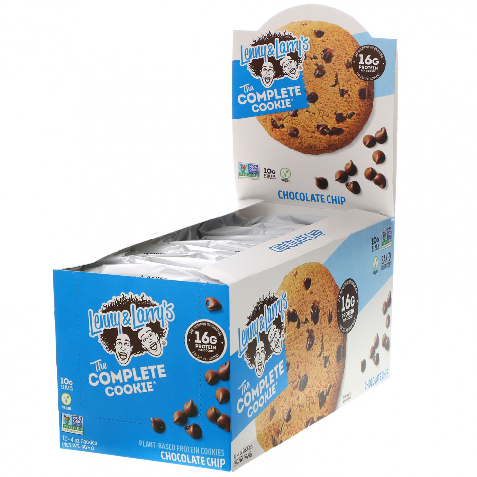 ������ ������ Lenny & Larry's, The COMPLETE Cookie, ���������� ������, 12 �������, 113 � (4 �����)  IHerb (������) ����