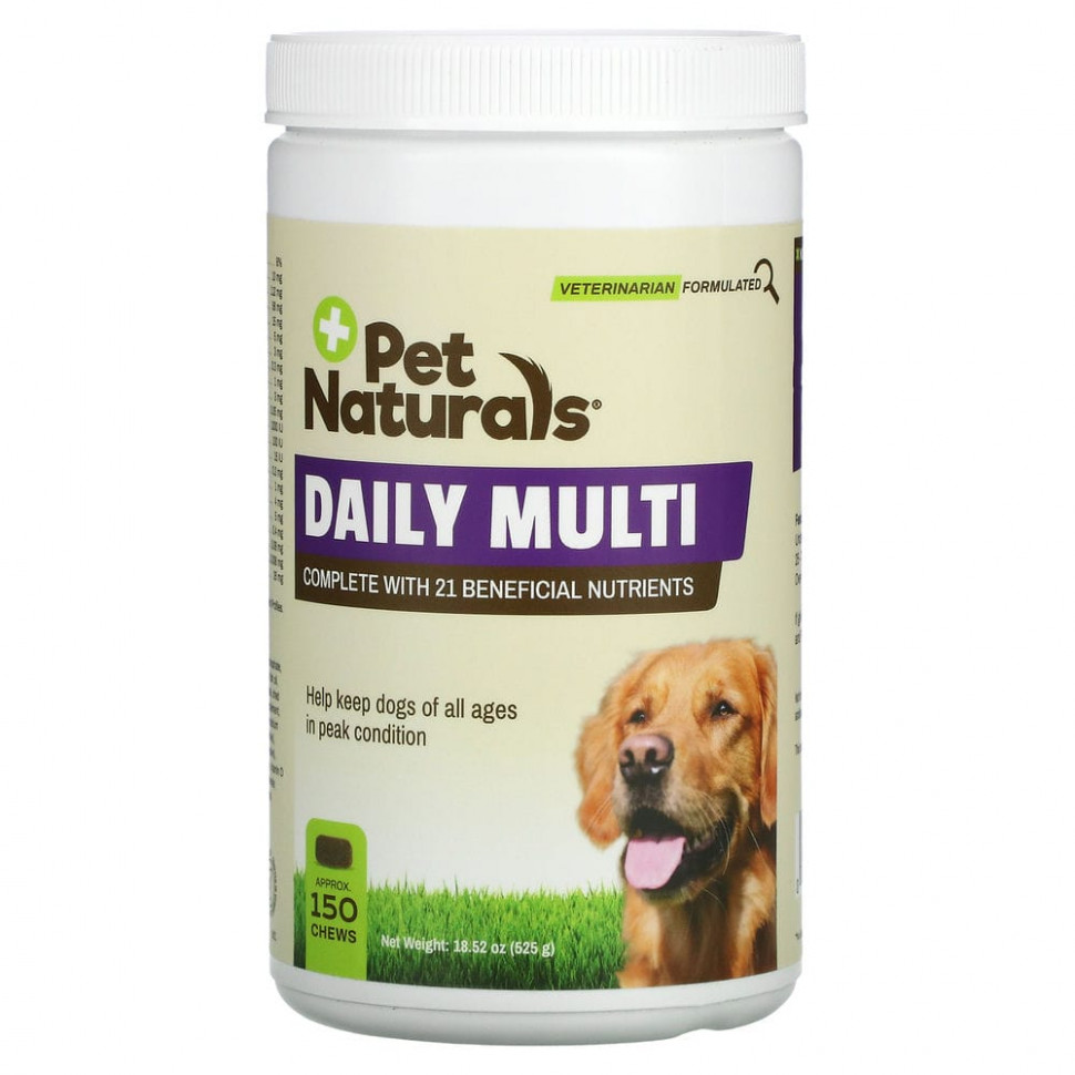  Pet Naturals of Vermont, Daily Multi,     , 525  (18,52 )    -     , -, 