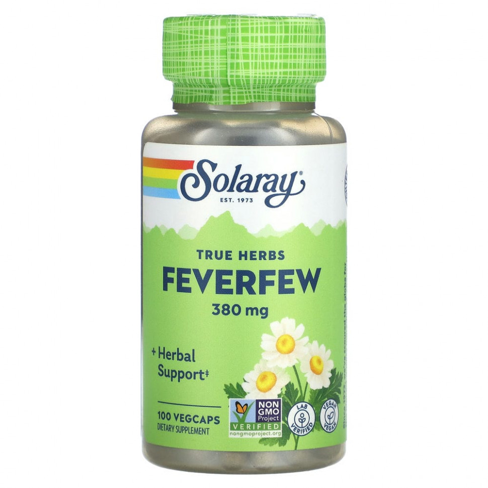 ������ ������ Solaray, True Herbs, ��������, 380 ��, 100 VEGCAPS  IHerb (������) ����