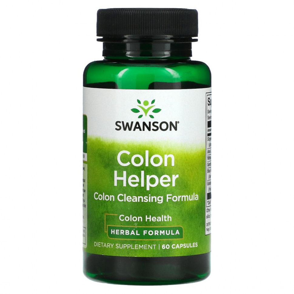 ������ ������ Swanson, Colon Helper, ������� ��� �������� ���������, 60 ������  IHerb (������) ����