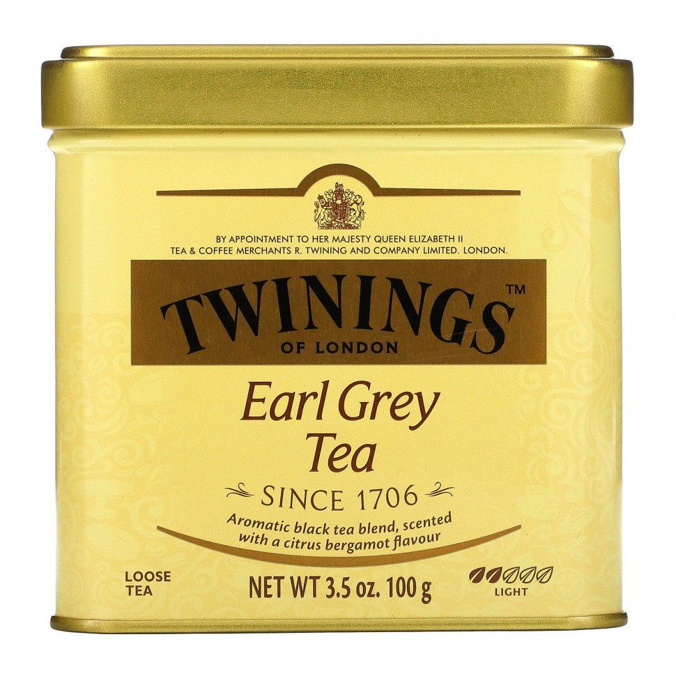 ������ ������ Twinings, Earl Grey, �������� ���, 100 � (3,53 �����)  IHerb (������) ����