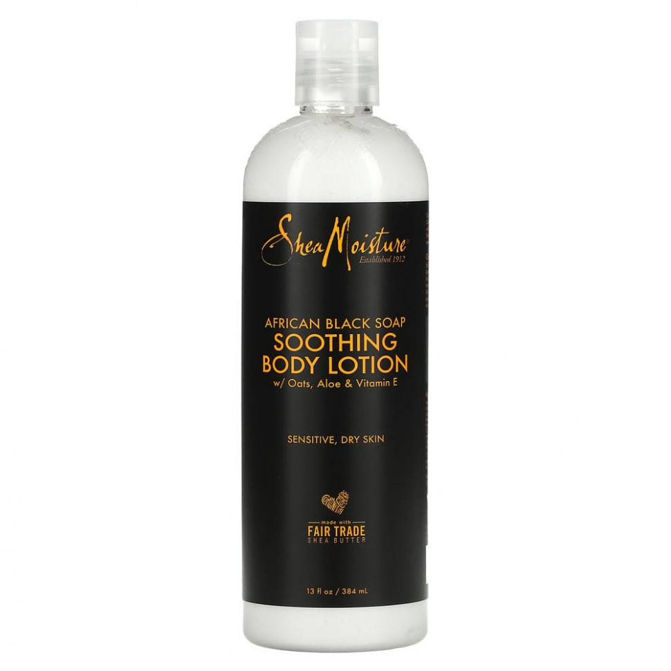 ������ ������ SheaMoisture, African Black Soap, Soothing Body Lotion, 13 oz (369 g)  IHerb (������) ����