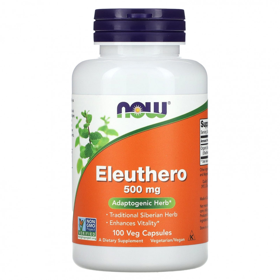  NOW Foods,  (Eleuthero), 500 , 100      -     , -, 