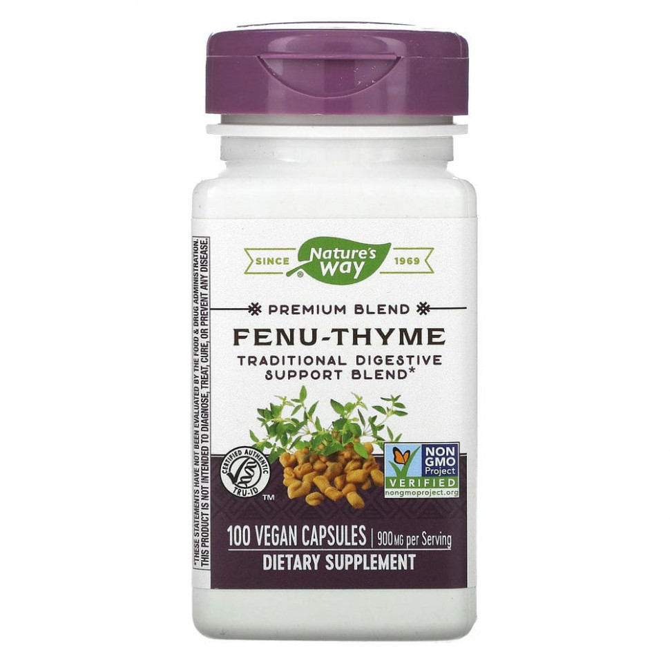 ������ ������ Nature's Way, Fenu-Thyme, 450 ��, 100 ��������� ������  IHerb (������) ����