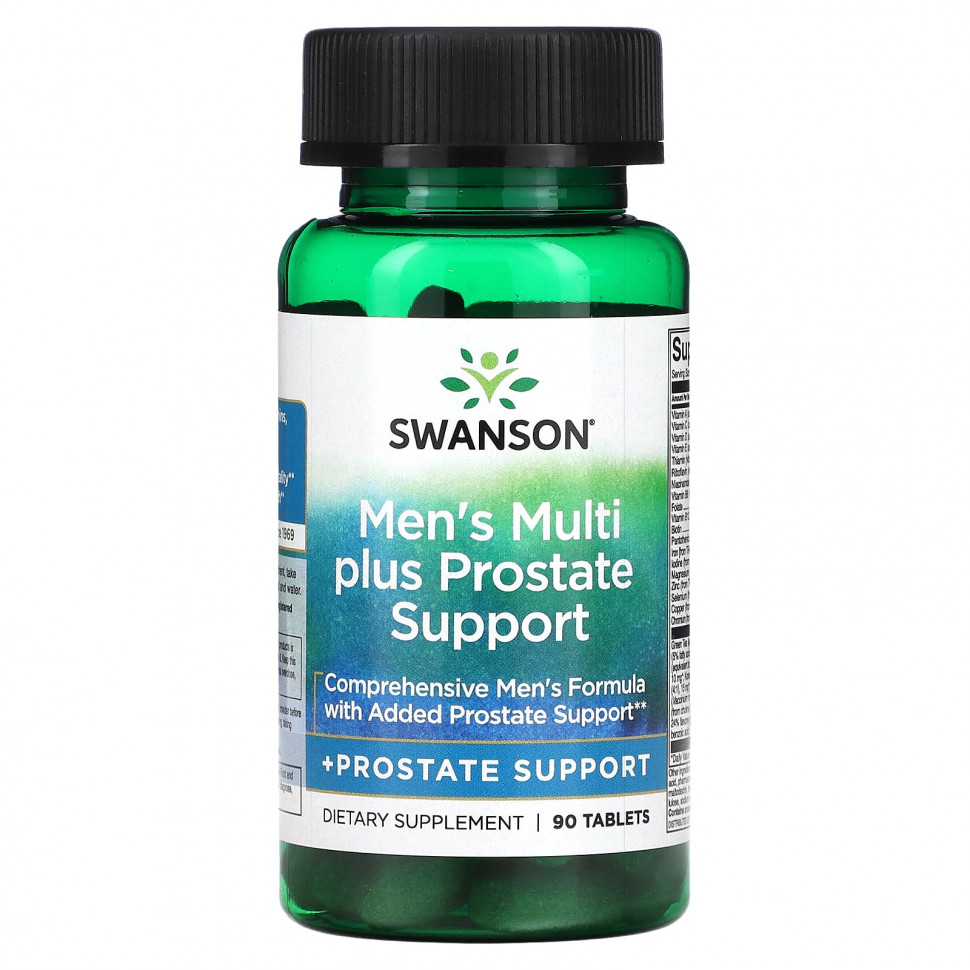  Swanson, Men's Multi Plus Prostate Support, 90     -     , -, 