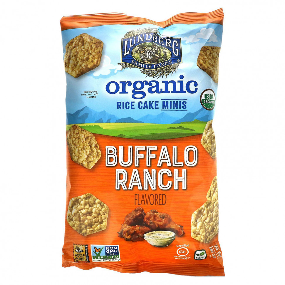������ ������ Lundberg, ������������ ������� ���� Minis, Buffalo Ranch, 5 ����� (142 �)  IHerb (������) ����