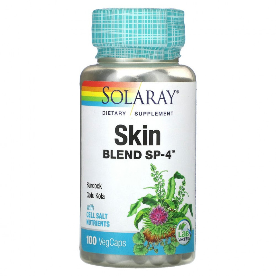 ������ ������ Solaray, Skin Blend, SP-4, 100 ������������ ������  IHerb (������) ����