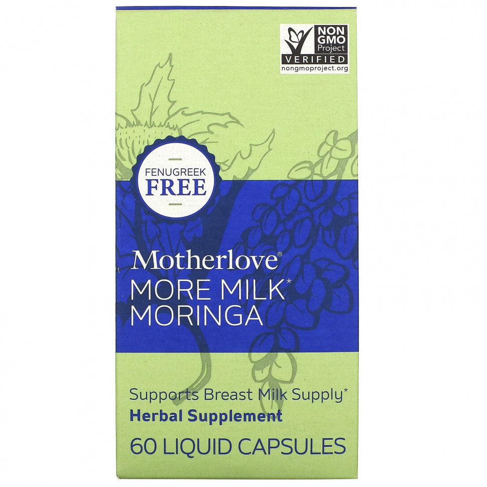  Motherlove, More Milk Moringa, 60      -     , -, 