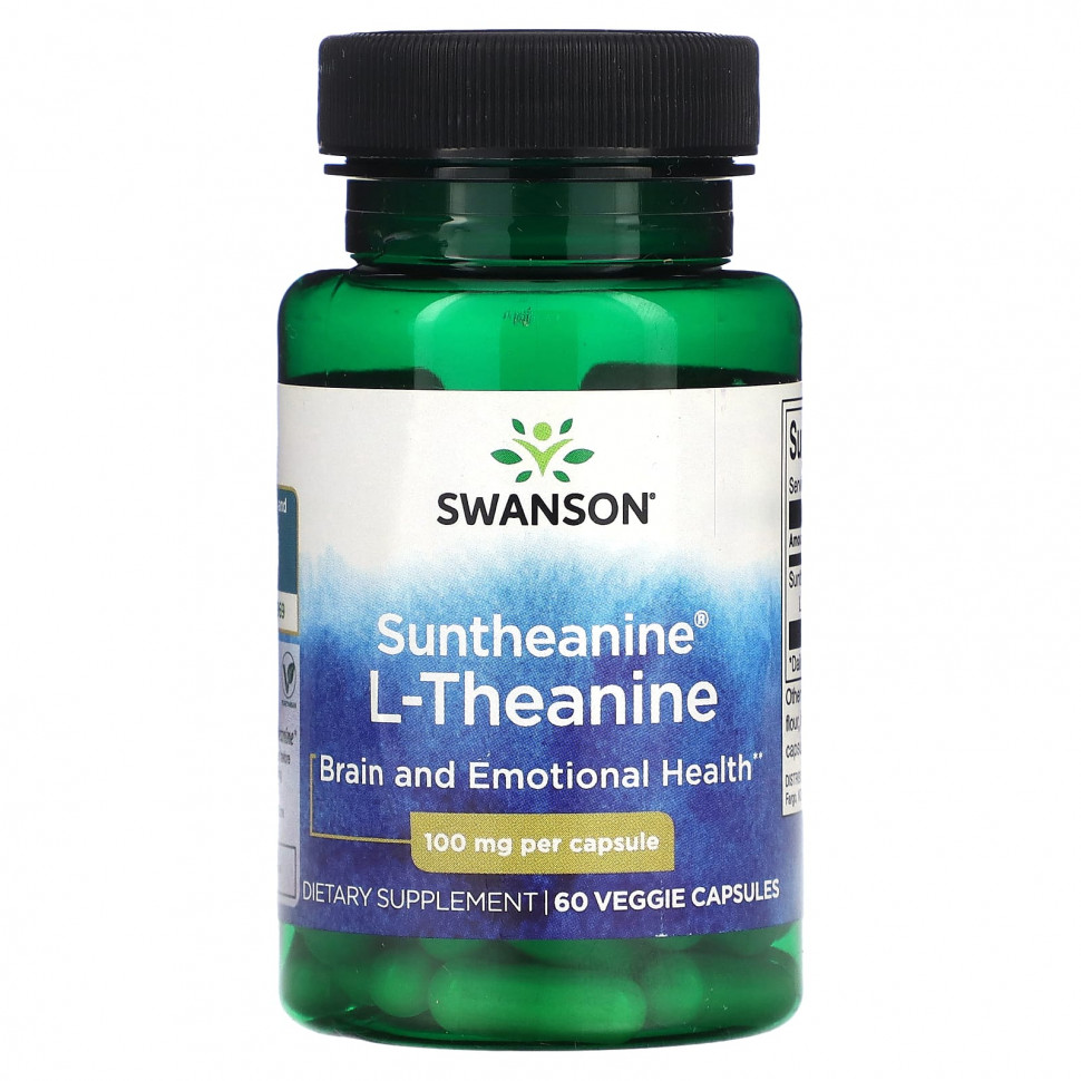  Swanson, Suntheanine, L-, 100 , 60      -     , -, 