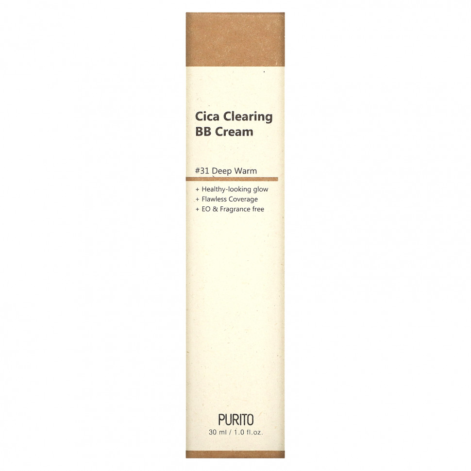 ������ ������ Purito, Cica Clearing BB Cream, #31 Deep Warm, 1 fl oz (30 ml)  IHerb (������) ����