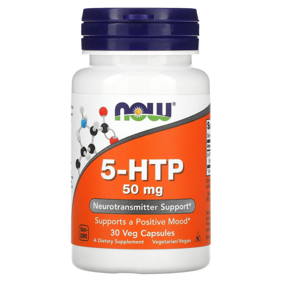  NOW Foods, 5- (5-HTP), 50 , 30      -     , -, 