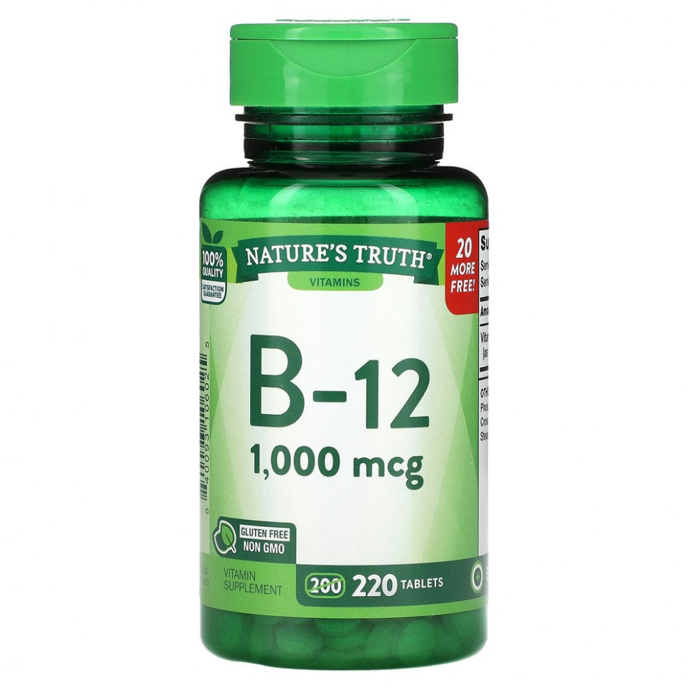  Nature's Truth,  B-12, 1000 , 220     -     , -, 