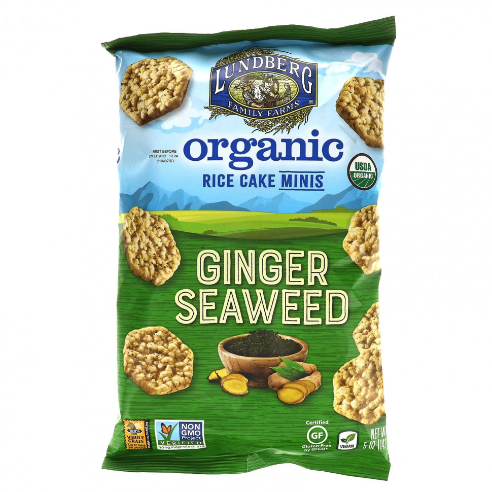  Lundberg, Organic Rice Cake Minis,    , 142  (5 )    -     , -, 