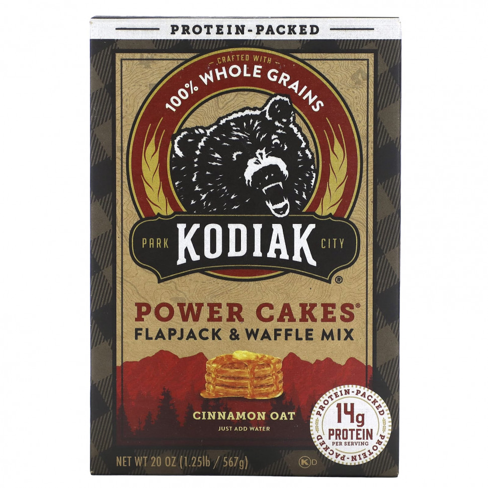 ������ ������ Kodiak Cakes, Power Cakes, ����� ��� ������� � ������, ������� ������ � �������, 567 � (20 �����)  IHerb (������) ����