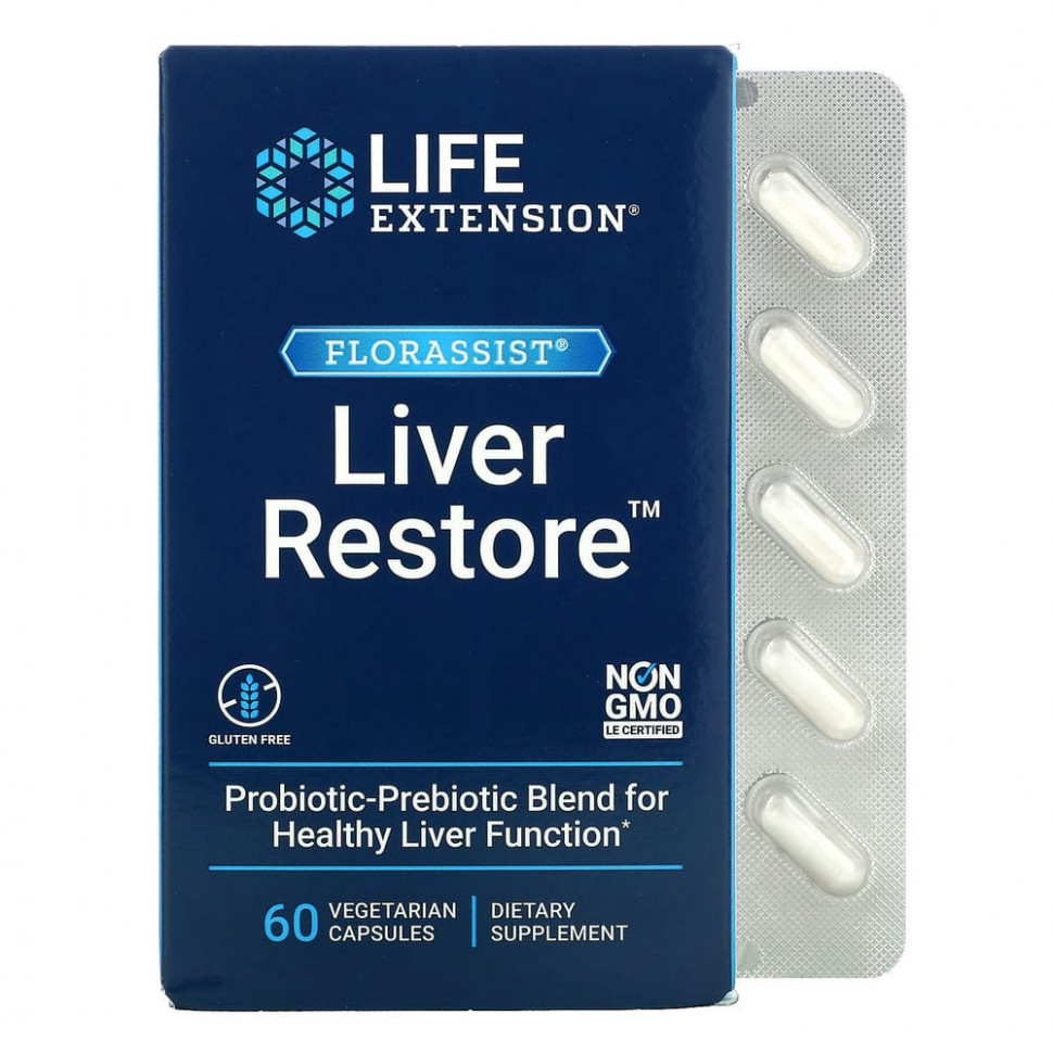  Life Extension, FLORASSIST Liver Restore,    , 60      -     , -, 